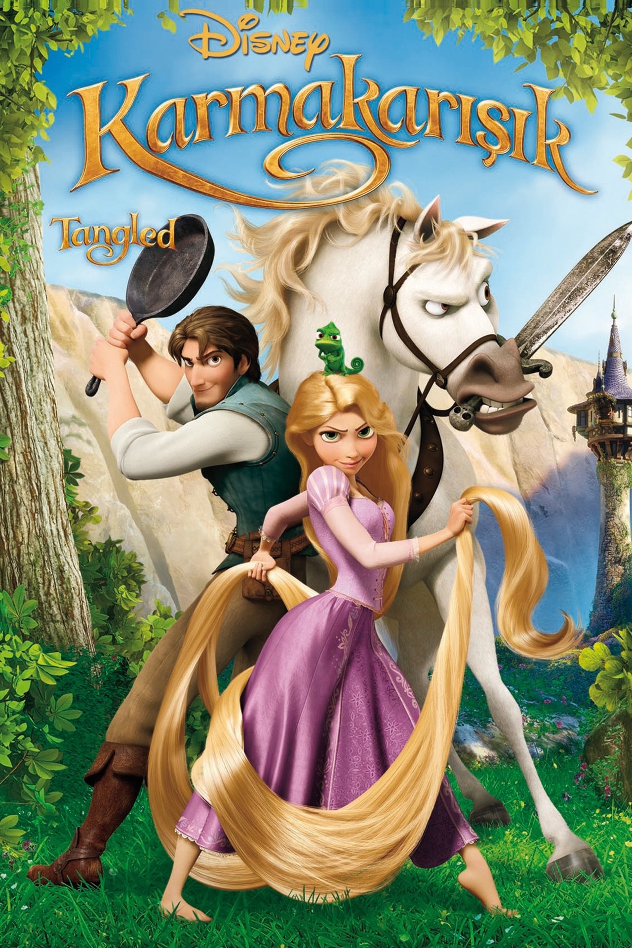 Tangled (2010) 256Kbps 23.976Fps 48Khz 5.1Ch Disney+ DD+ E-AC3 Turkish Audio TAC
