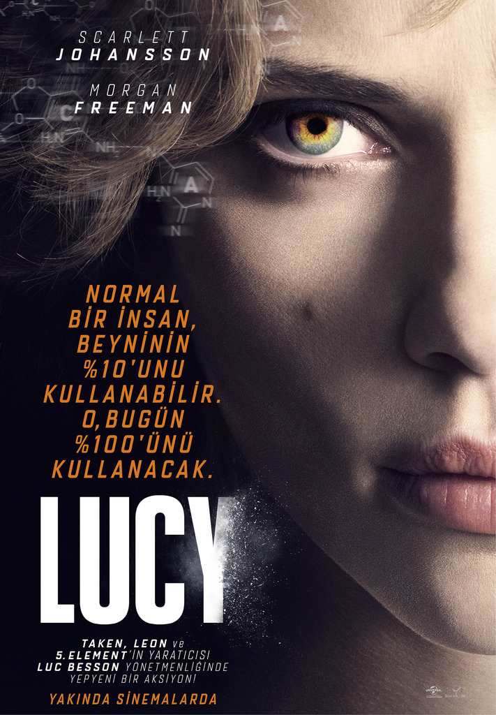 Lucy (2014) 224Kbps 23.976Fps 48Khz 2.0Ch DD+ AMZN E-AC3 Turkish Audio TAC