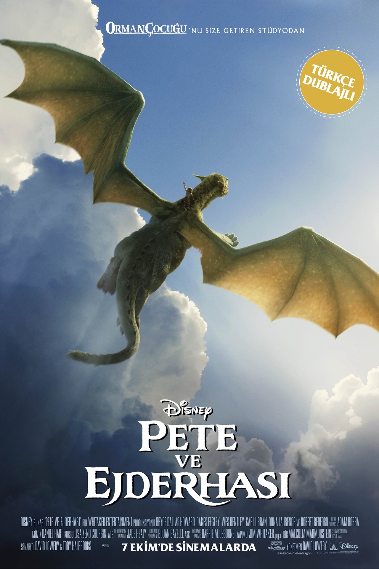 Pete's Dragon (2016) 640Kbps 23.976Fps 48Khz 5.1Ch DD+ NF E-AC3 Turkish Audio TAC