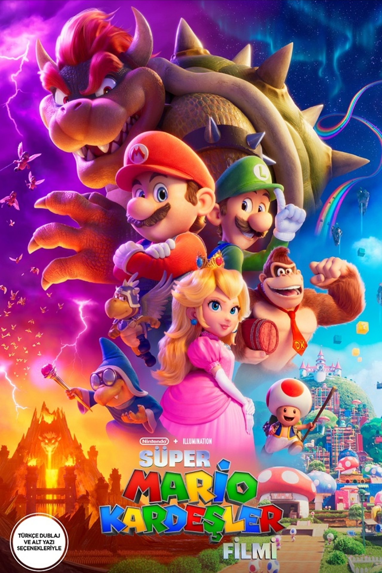 The Super Mario Bros. Movie (2023) 192Kbps 23.976Fps 48Khz 2.0Ch iTunes Turkish Audio TAC