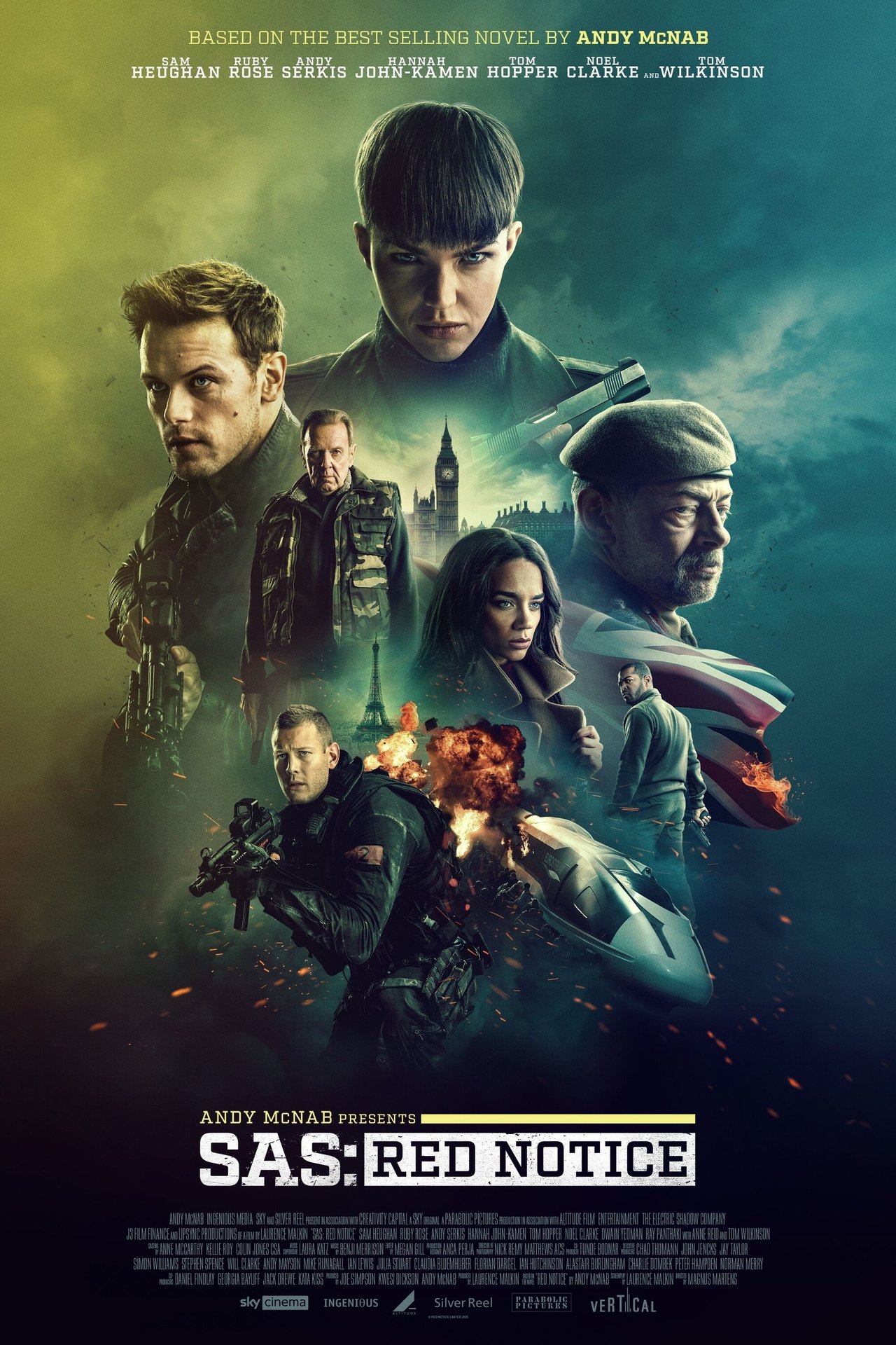 SAS: Red Notice (2021) 640Kbps 24Fps 48Khz 5.1Ch DD+ NF E-AC3 Turkish Audio TAC
