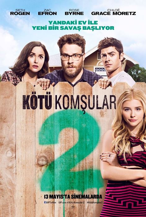 Neighbors 2: Sorority Rising (2016) 640Kbps 23.976Fps 48Khz 5.1Ch BluRay Turkish Audio TAC