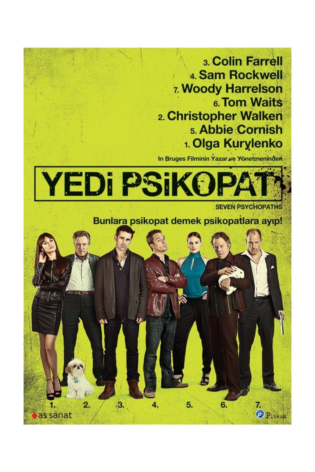 Seven Psychopaths (2012) 192Kbps 23.976Fps 48Khz 2.0Ch DVD Turkish Audio TAC