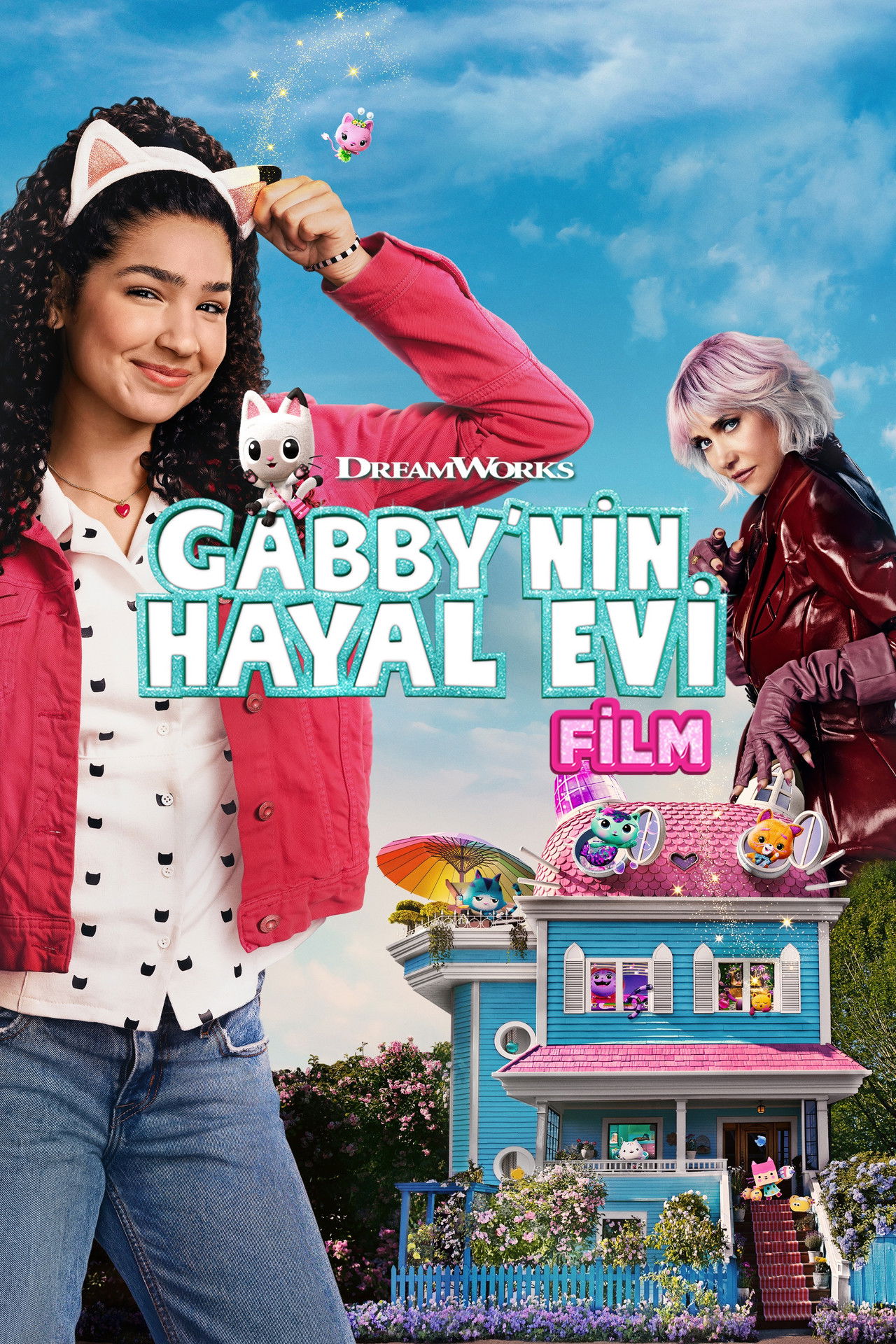 Gabby's Dollhouse: The Movie (2025) 224Kbps 23.976Fps 48Khz 2.0Ch DD+ AMZN E-AC3 Turkish Audio TAC