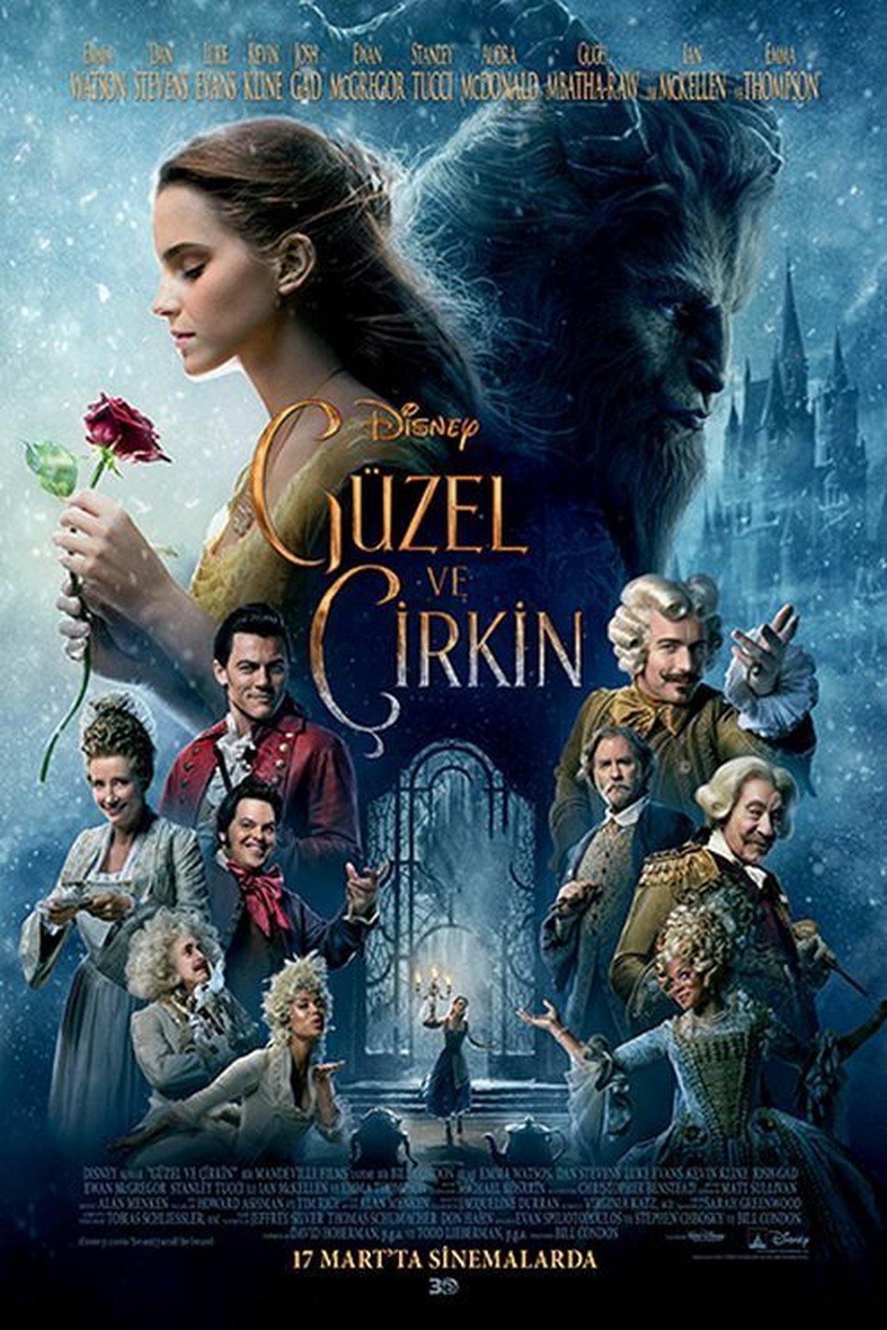 Beauty and the Beast (2017) 256Kbps 23.976Fps 48Khz 5.1Ch Disney+ DD+ E-AC3 Turkish Audio TAC