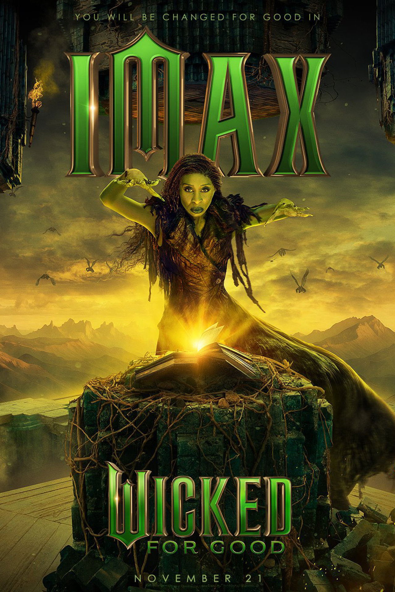 Wicked: For Good (2025) 640Kbps 23.976Fps 48Khz 5.1Ch DD+ AMZN E-AC3 Turkish Audio TAC