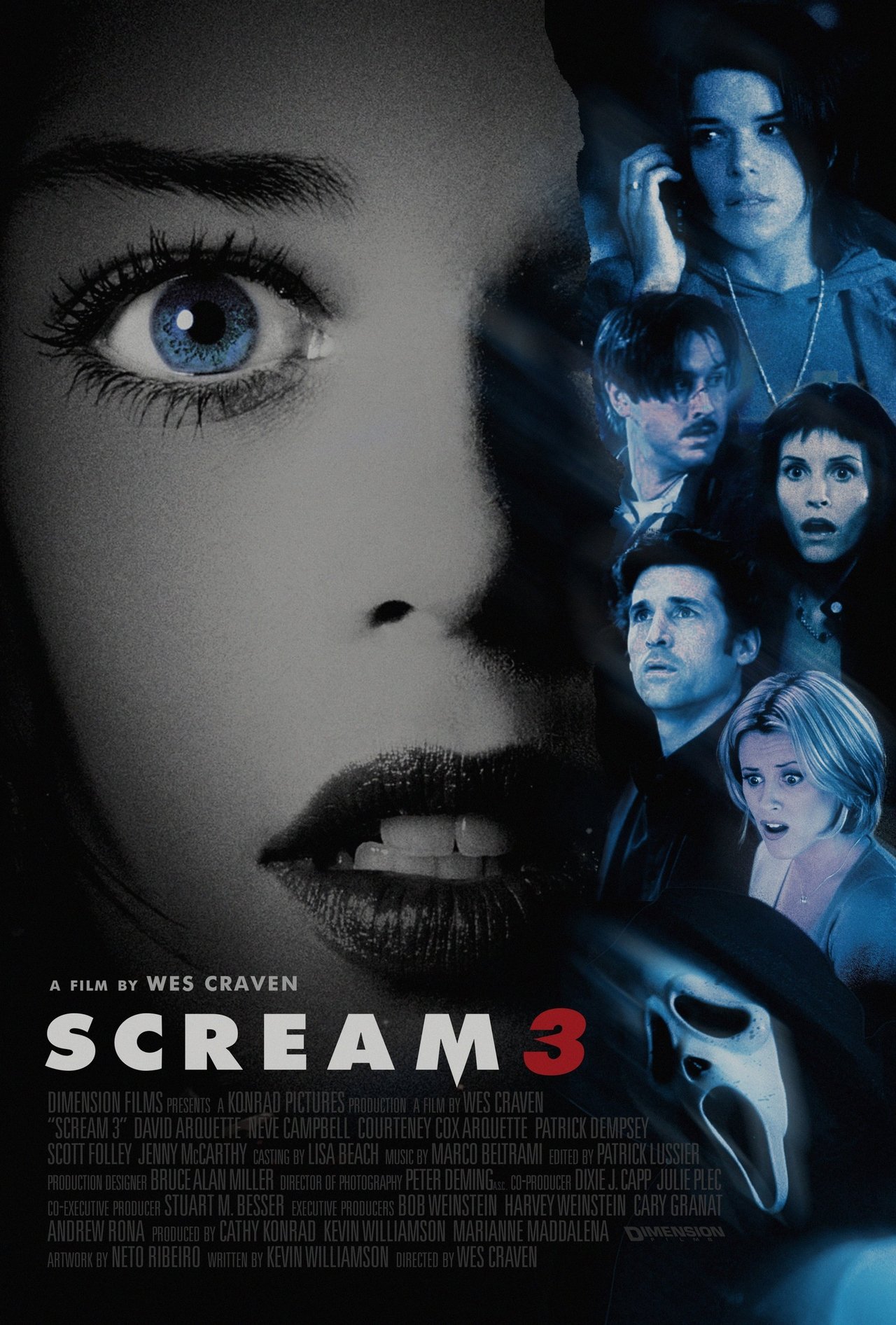 Scream 3 (2000) 192Kbps 23.976Fps 48Khz 2.0Ch DigitalTV Turkish Audio TAC