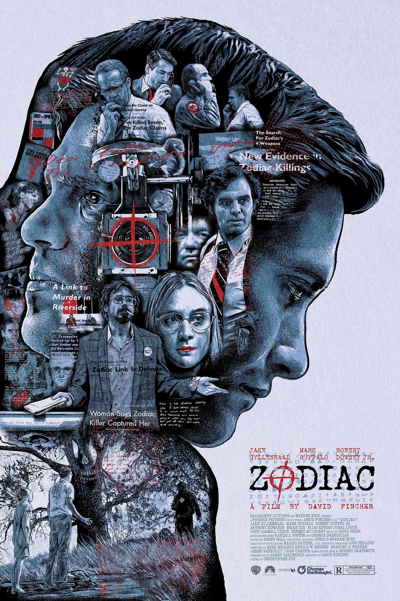 Zodiac (2007) Theatrical Cut 128Kbps 23.976Fps 48Khz 2.0Ch DD+ NF E-AC3 Turkish Audio TAC