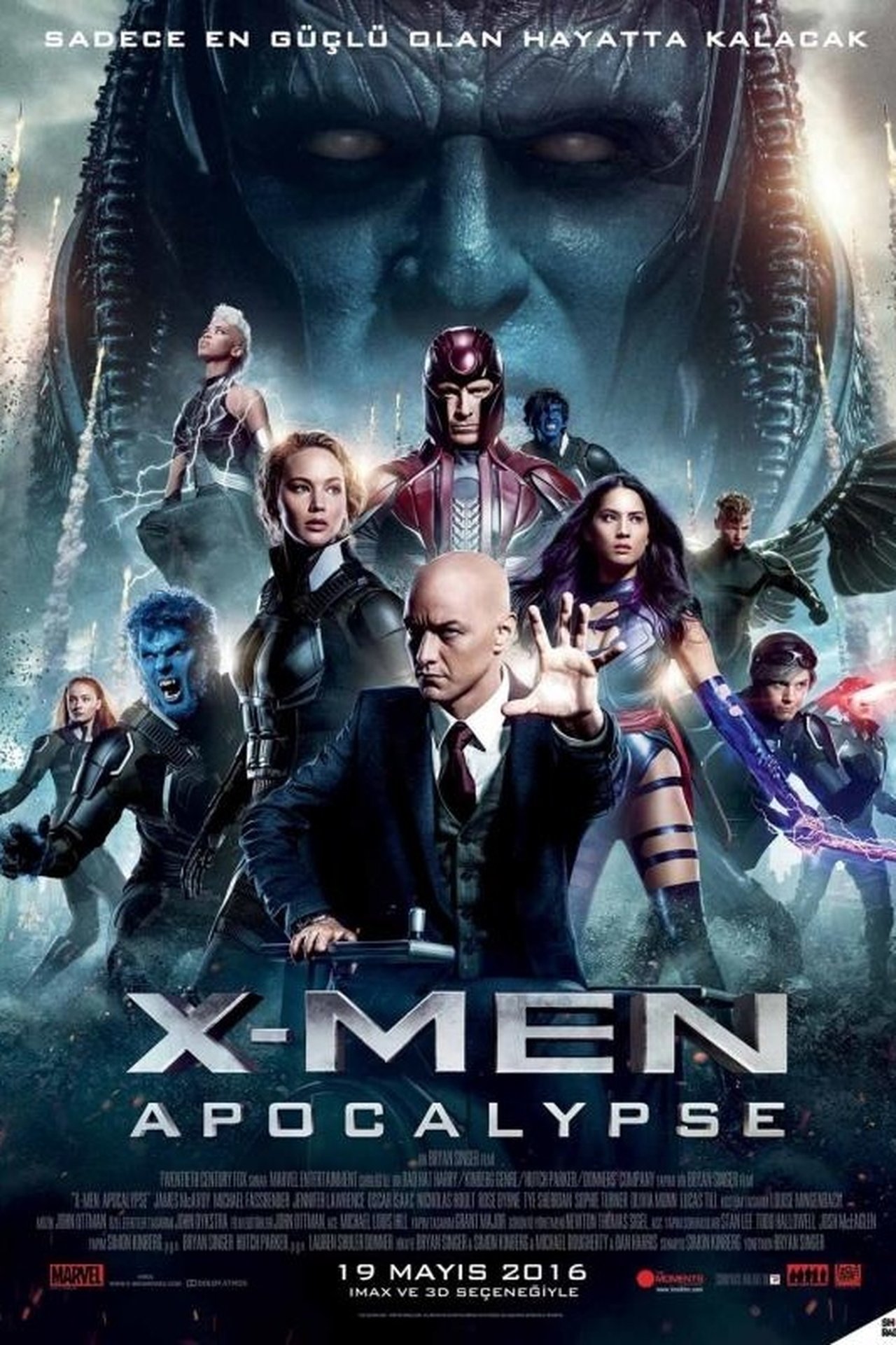 X-Men: Apocalypse (2016) 256Kbps 23.976Fps 48Khz 5.1Ch Disney+ DD+ E-AC3 Turkish Audio TAC