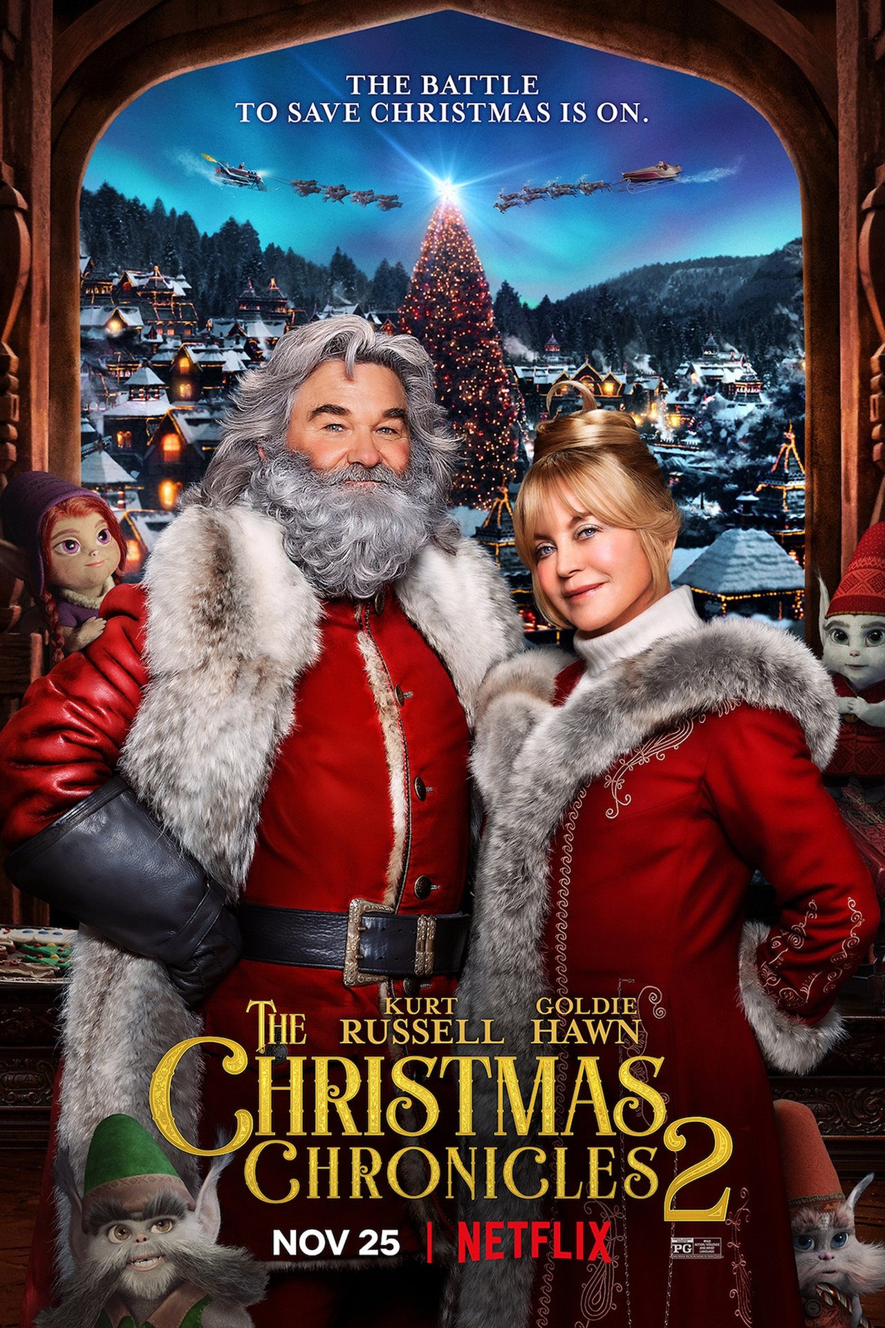 The Christmas Chronicles: Part Two (2020) 640Kbps 24Fps 48Khz 5.1Ch DD+ AMZN E-AC3 Turkish Audio TAC