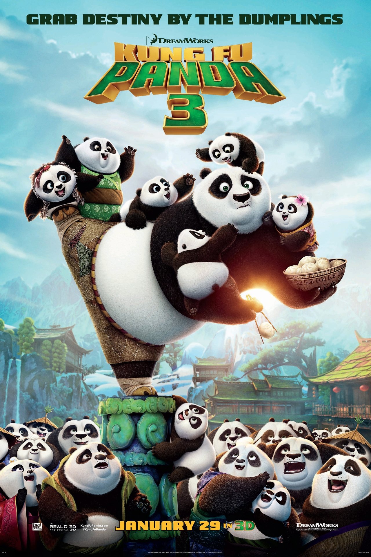 Kung Fu Panda 3 (2016) 640Kbps 23.976Fps 48Khz 5.1Ch DD+ AMZN E-AC3 Turkish Audio TAC