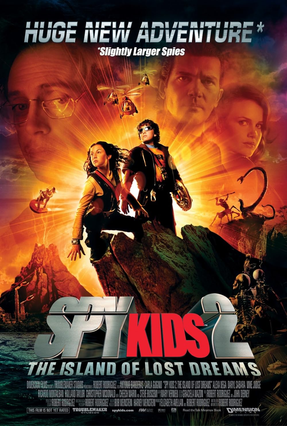 Spy Kids 2: Island of Lost Dreams (2002) 128Kbps 23.976Fps 48Khz 2.0Ch DD+ NF E-AC3 Turkish Audio TAC