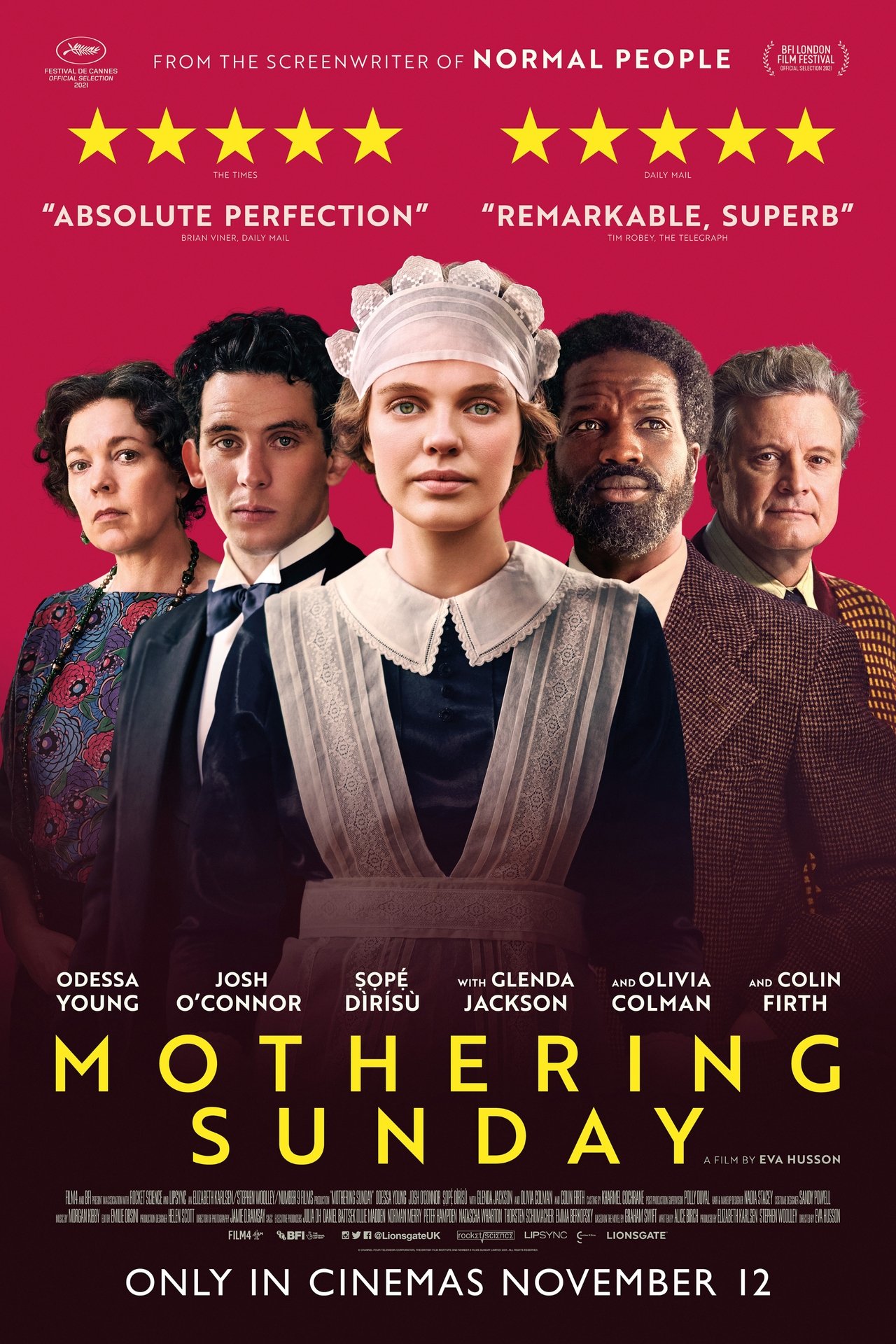 Mothering Sunday (2021) 640Kbps 23.976Fps 48Khz 5.1Ch DD+ NF E-AC3 Turkish Audio TAC