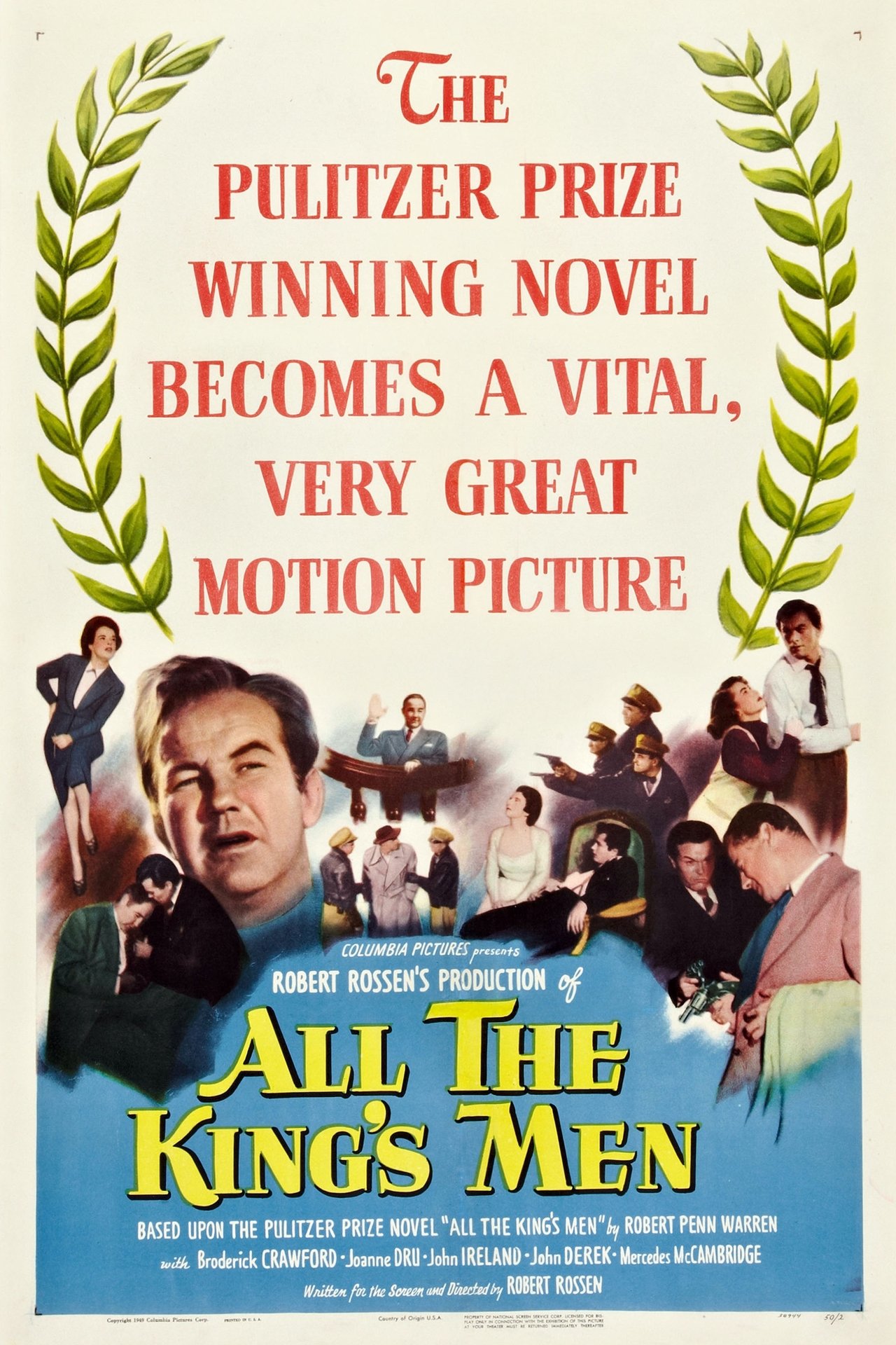 All the King's Men (1949) 192Kbps 23.976Fps 48Khz 2.0Ch DigitalTV Turkish Audio TAC