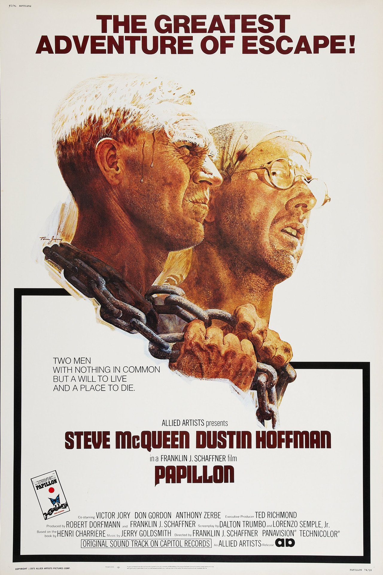 Papillon (1973) Extended Cut 192Kbps 23.976Fps 48Khz 2.0Ch DigitalTV Turkish Audio TAC
