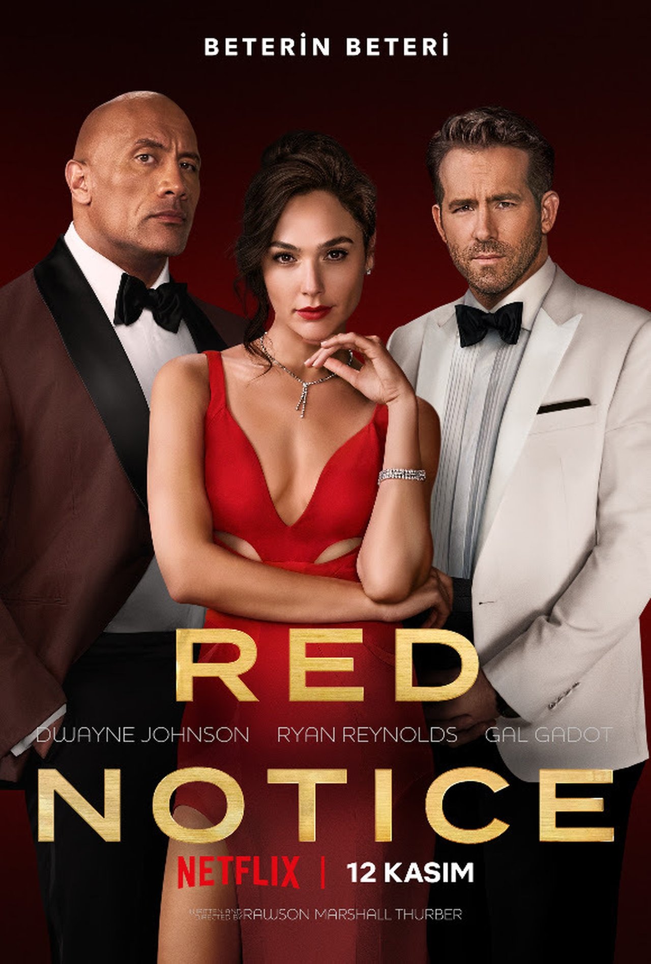 Red Notice (2021) 640Kbps 24Fps 48Khz 5.1Ch DD+ NF E-AC3 Turkish Audio TAC