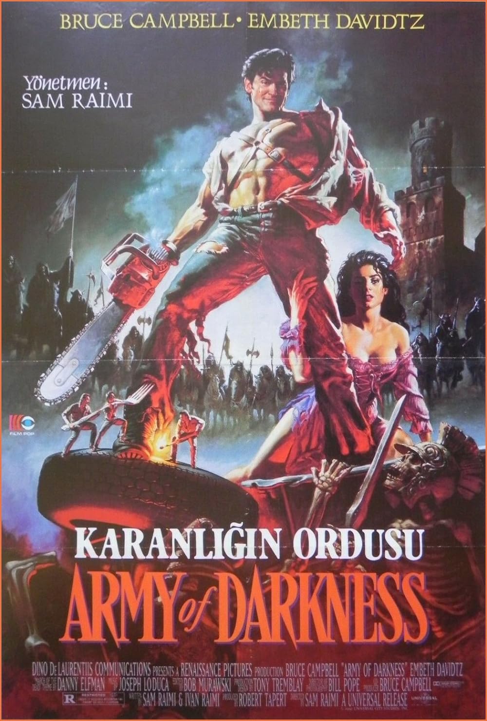 Army of Darkness (1992) Director's Cut 192Kbps 23.976Fps 48Khz 2.0Ch DigitalTV Turkish Audio TAC