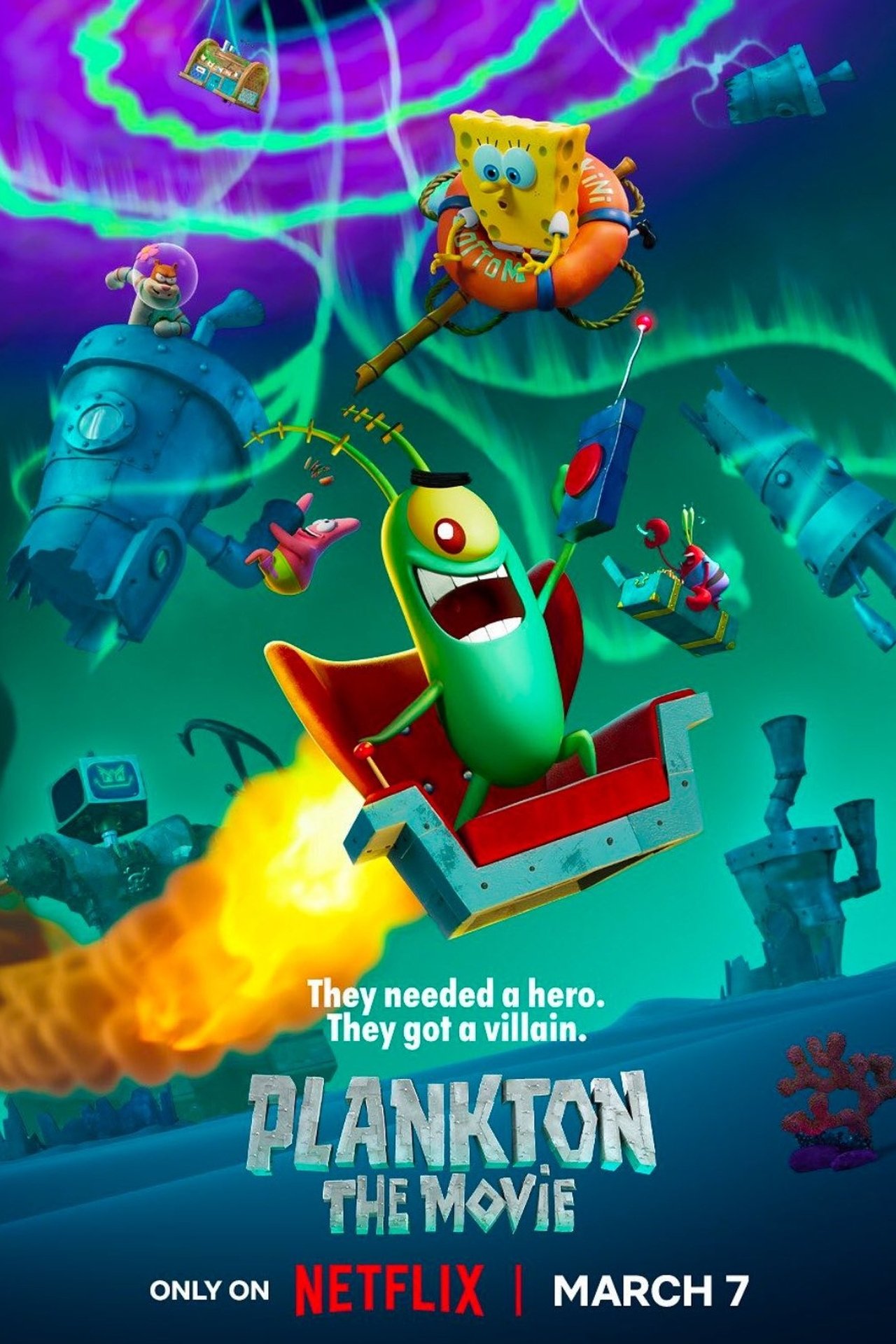 Plankton: The Movie (2025) 768Kbps 24Fps 48Khz 5.1Ch DD+ with Dolby Atmos NF E-AC3 Turkish Audio TAC