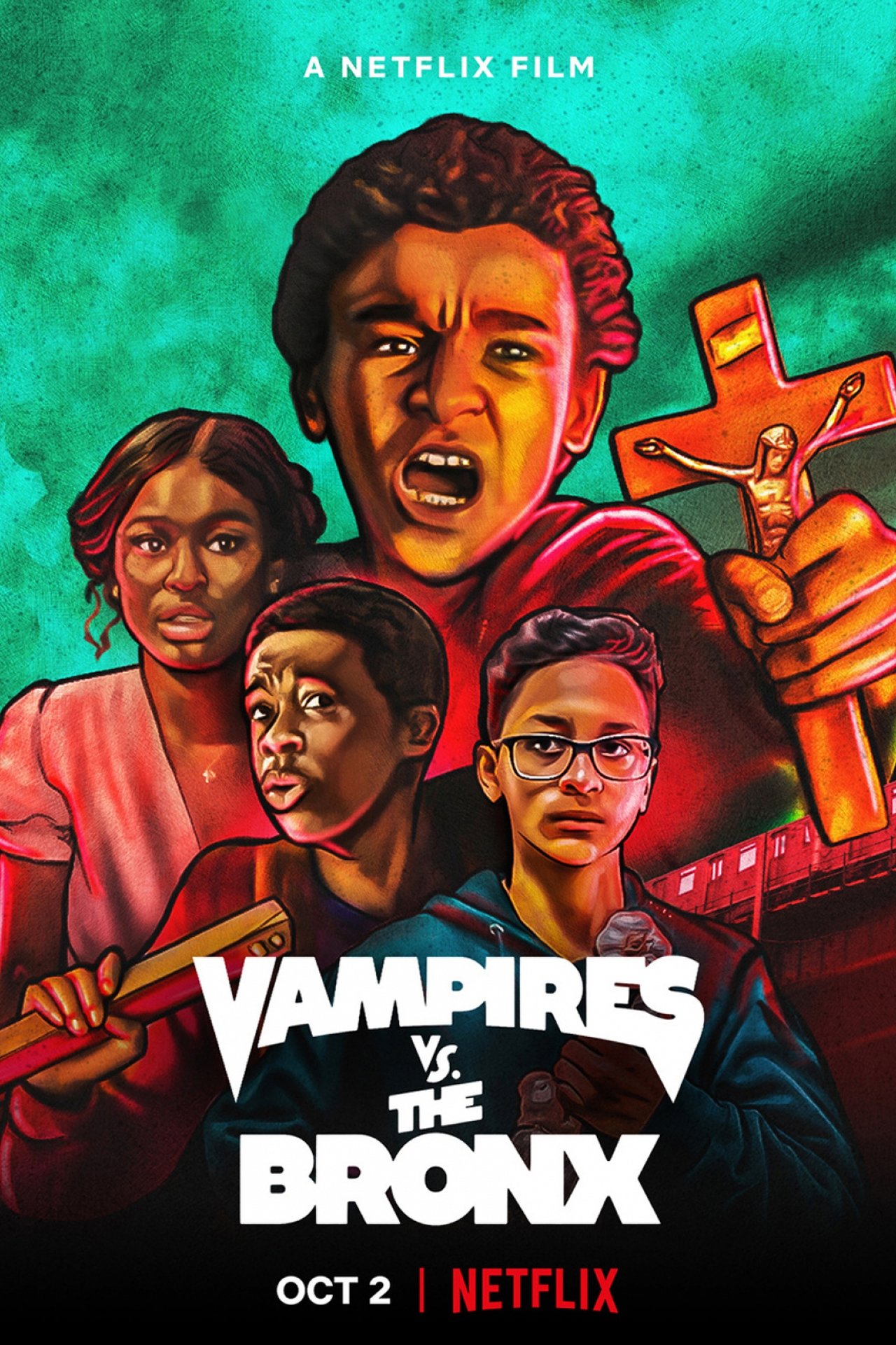 Vampires vs. the Bronx (2020) 640Kbps 23.976Fps 48Khz 5.1Ch DD+ NF E-AC3 Turkish Audio TAC