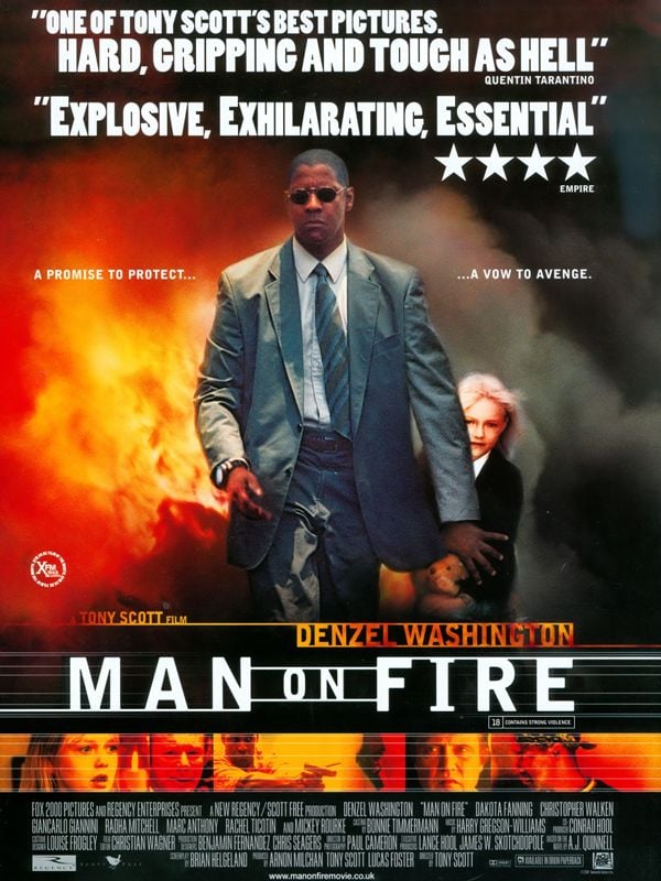 Man on Fire (2004) 640Kbps 23.976Fps 48Khz 5.1Ch DD+ NF E-AC3 Turkish Audio TAC