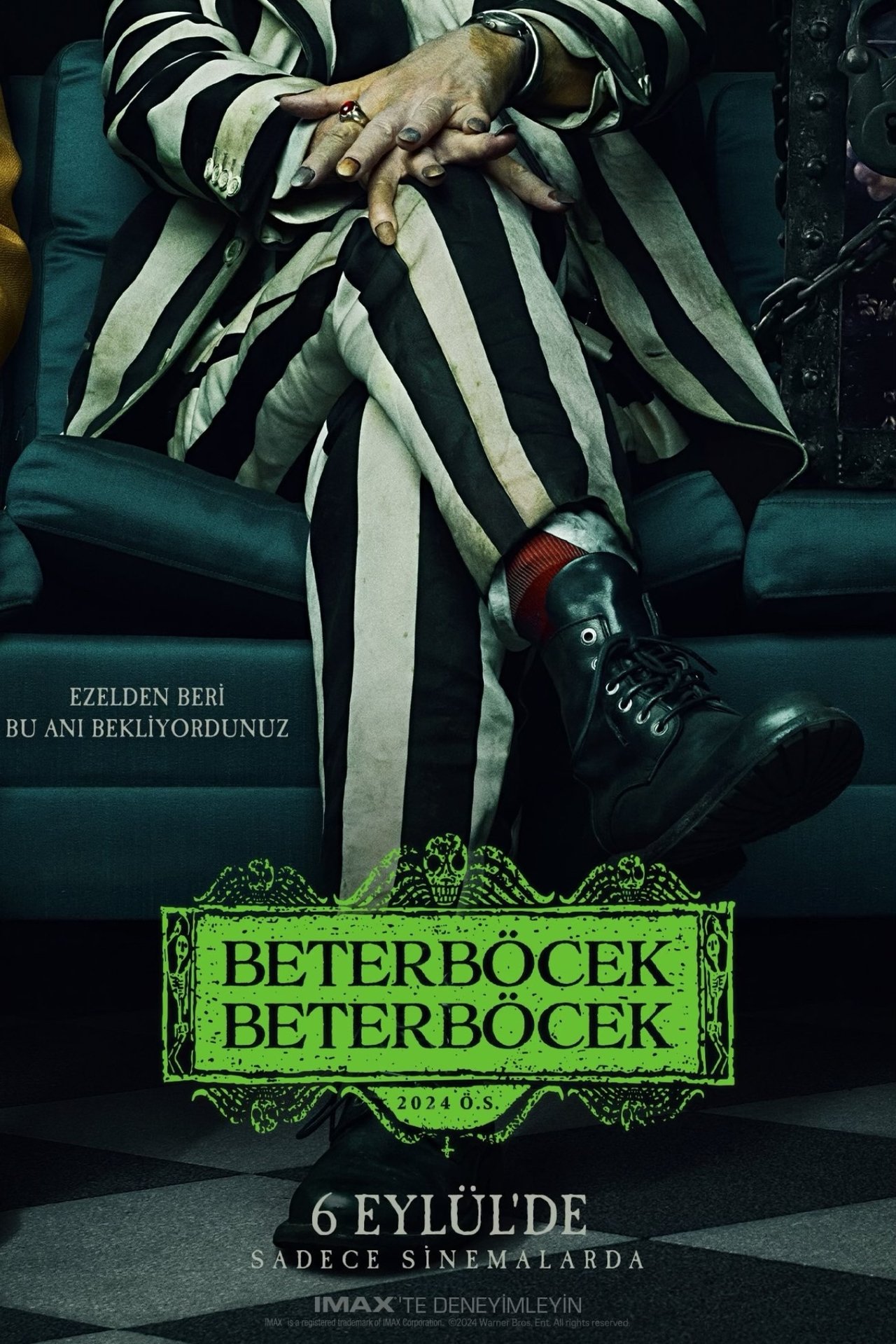 Beetlejuice Beetlejuice (2024) 256Kbps 23.976Fps 48Khz 5.1Ch DD+ E-AC3 Max Turkish Audio TAC