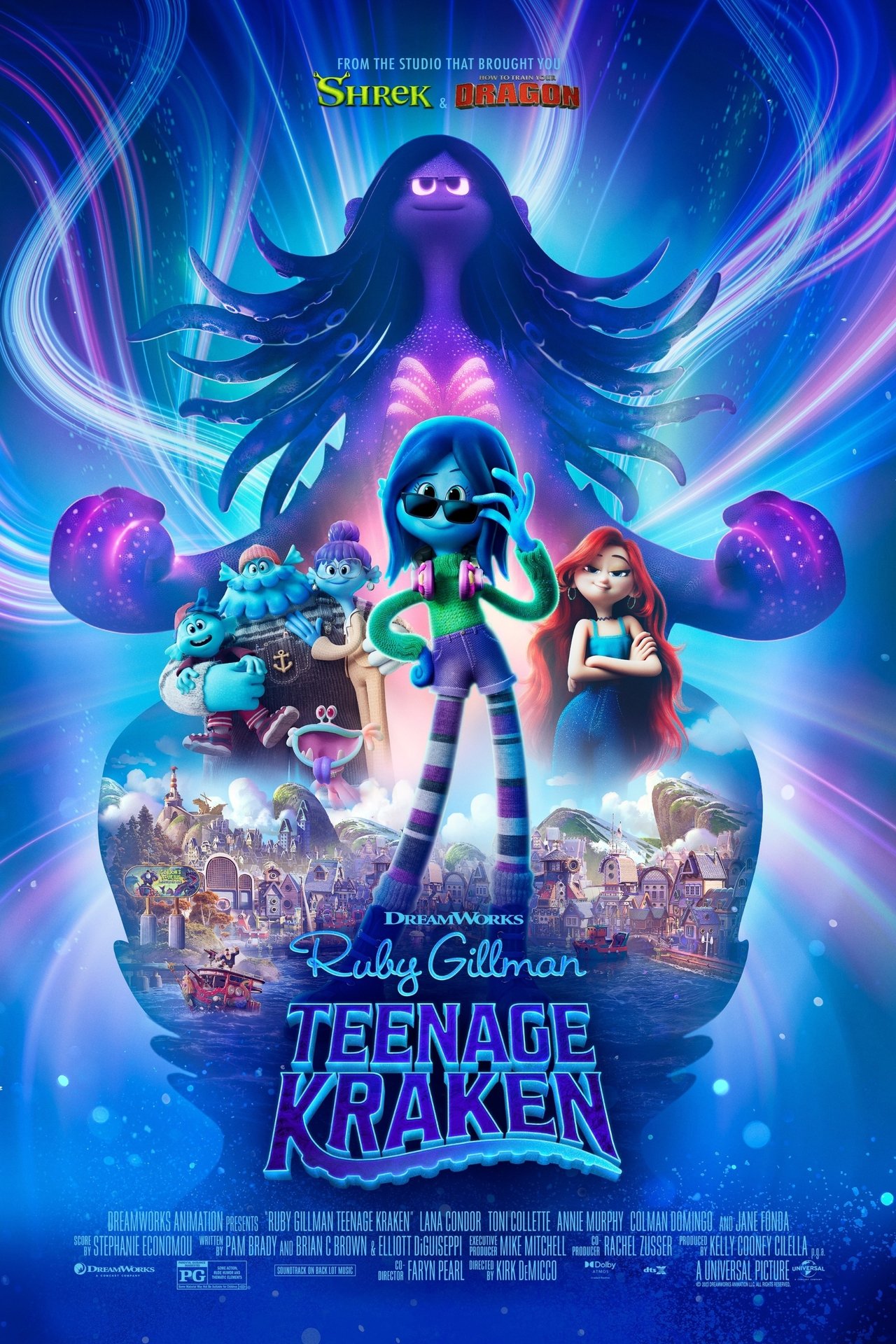 Ruby Gillman: Teenage Kraken (2023) 384Kbps 23.976Fps 48Khz 5.1Ch iTunes Turkish Audio TAC