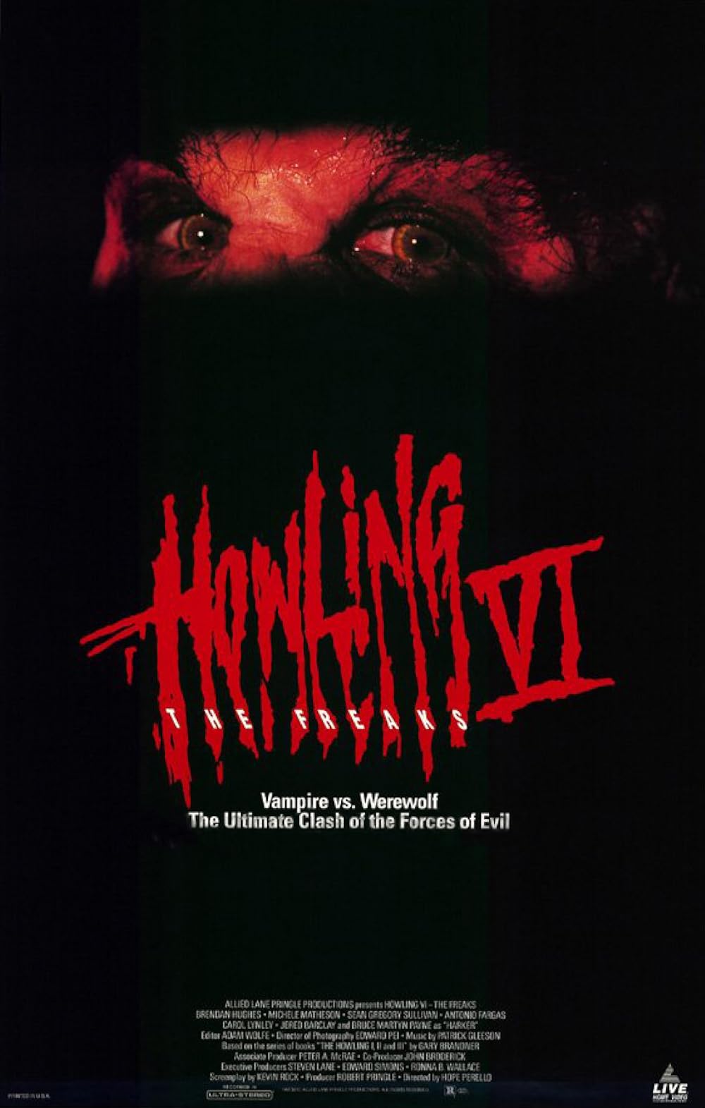 Howling VI: The Freaks (1991) 224Kbps 23.976Fps 48Khz 2.0Ch VHS Turkish Audio TAC