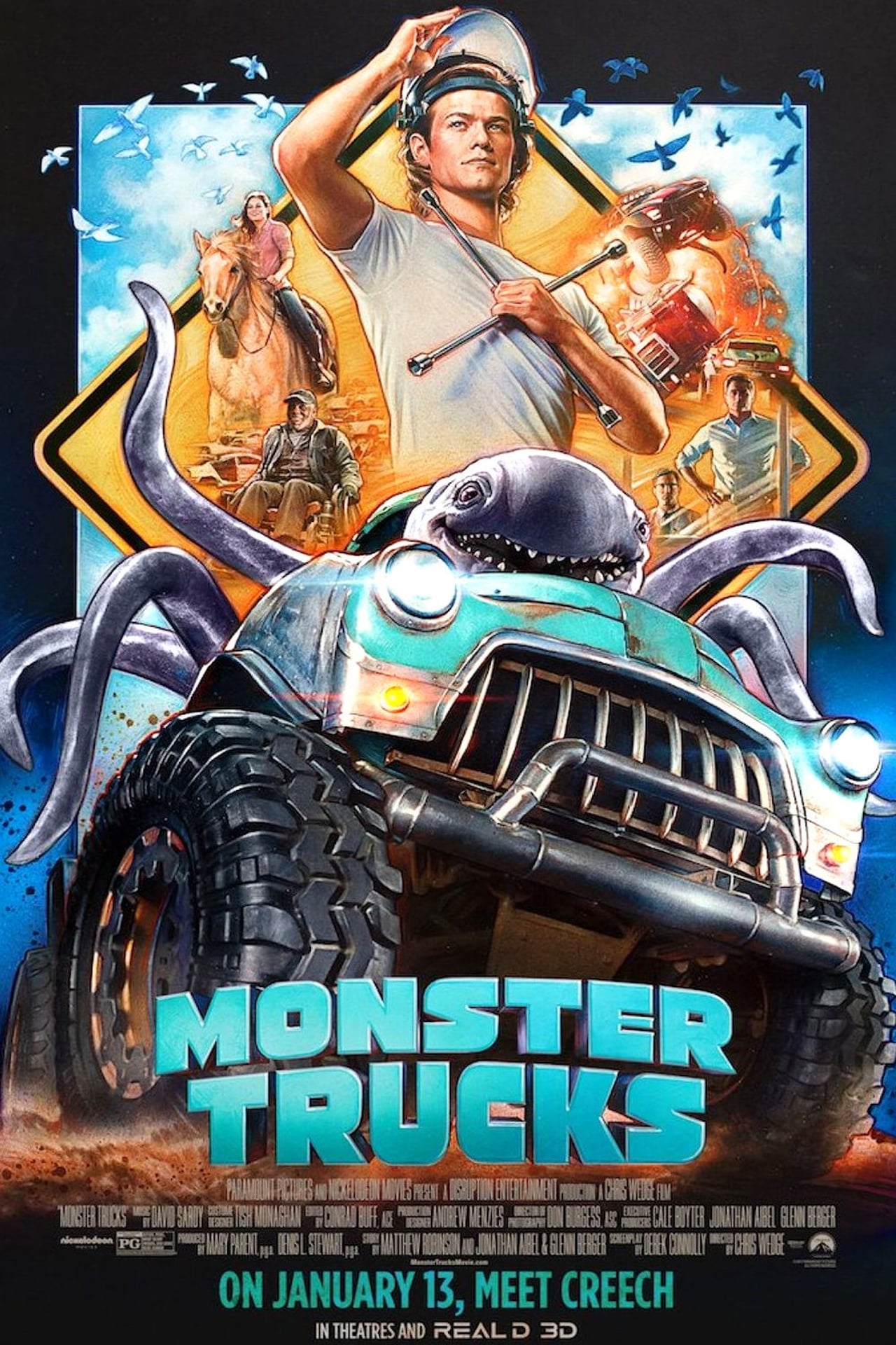 Monster Trucks (2016) 192Kbps 23.976Fps 48Khz 2.0Ch DigitalTV Turkish Audio TAC