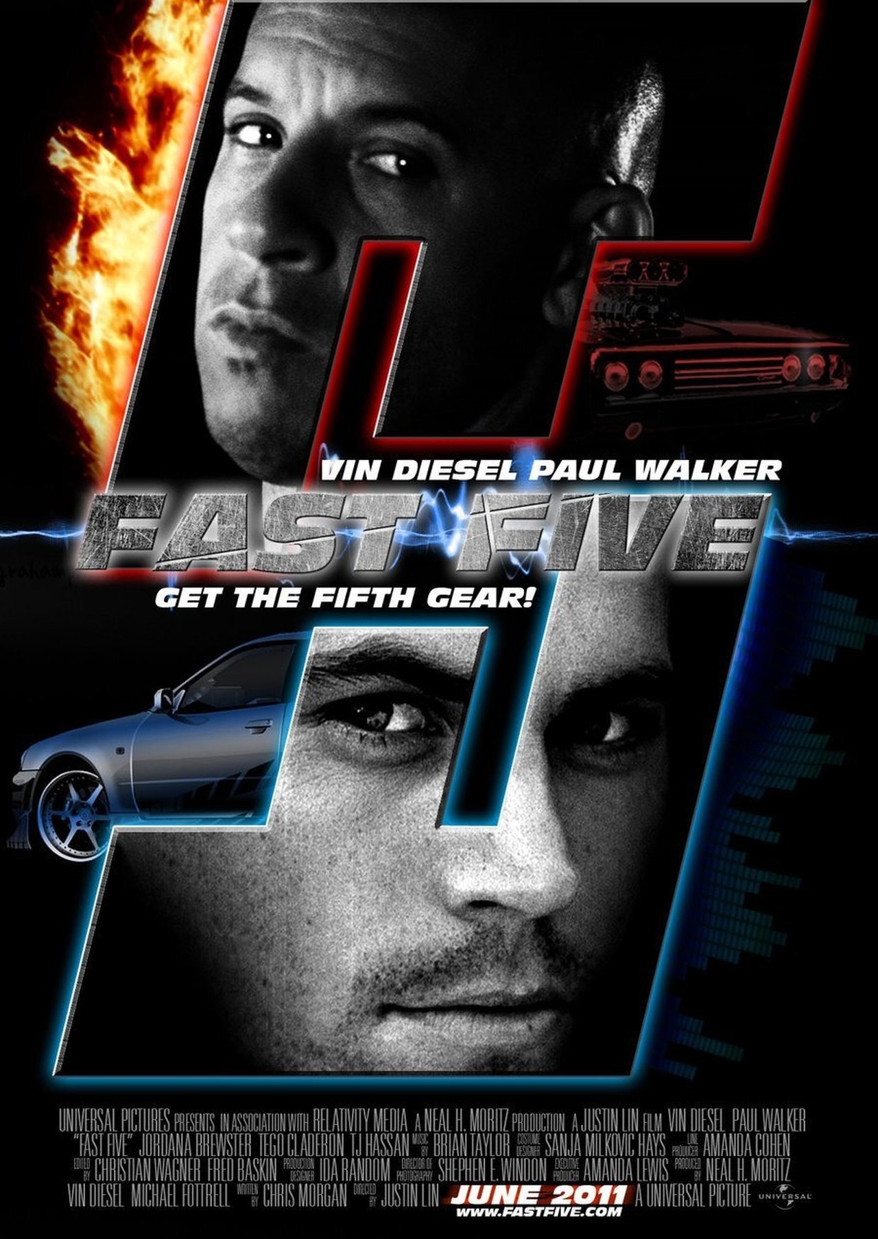 Fast Five (2011) Theatrical Cut 768Kbps 23.976Fps 48Khz 5.1Ch BluRay Turkish Audio TAC