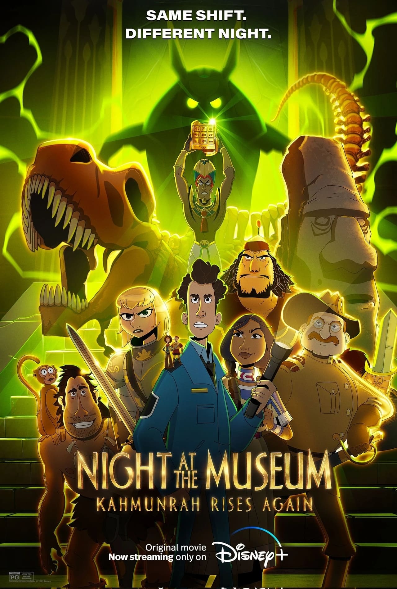 Night at the Museum: Kahmunrah Rises Again (2022) 256Kbps 24Fps 48Khz 5.1Ch Disney+ DD+ E-AC3 Turkish Audio TAC