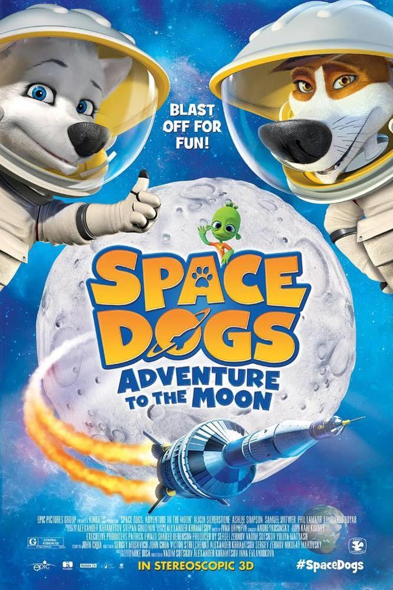 Space Dogs: Adventure to the Moon (2014) 192Kbps 23.976Fps 48Khz 2.0Ch DigitalTV Turkish Audio TAC