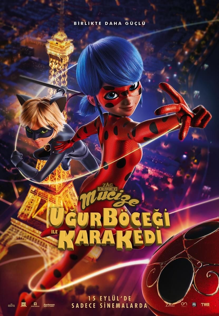 Miraculous: Ladybug & Cat Noir, the Movie (2023) 192Kbps 23.976Fps 48Khz 2.0Ch DigitalTV Turkish Audio TAC