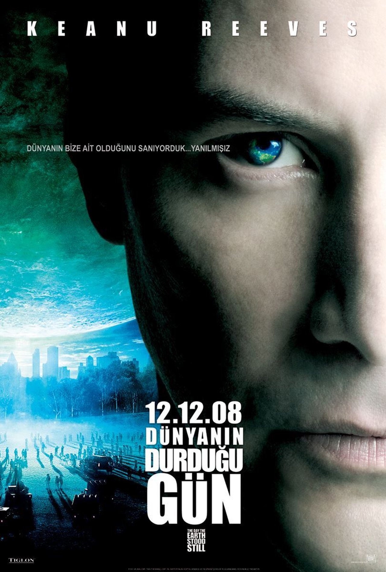 The Day the Earth Stood Still (2008) 128Kbps 23.976Fps 48Khz 2.0Ch DD+ NF E-AC3 Turkish Audio TAC