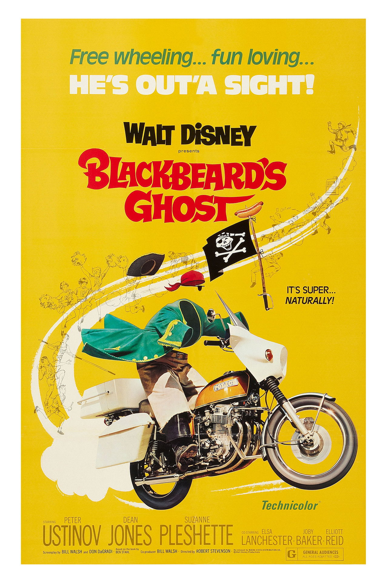 Blackbeard's Ghost (1968) 128Kbps 23.976Fps 48Khz 2.0Ch Disney+ DD+ E-AC3 Turkish Audio TAC