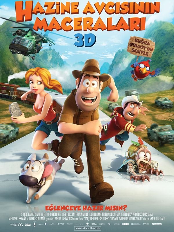 Tad: The Lost Explorer (2012) 448Kbps 23.976Fps 48Khz 5.1Ch DVD Turkish Audio TAC