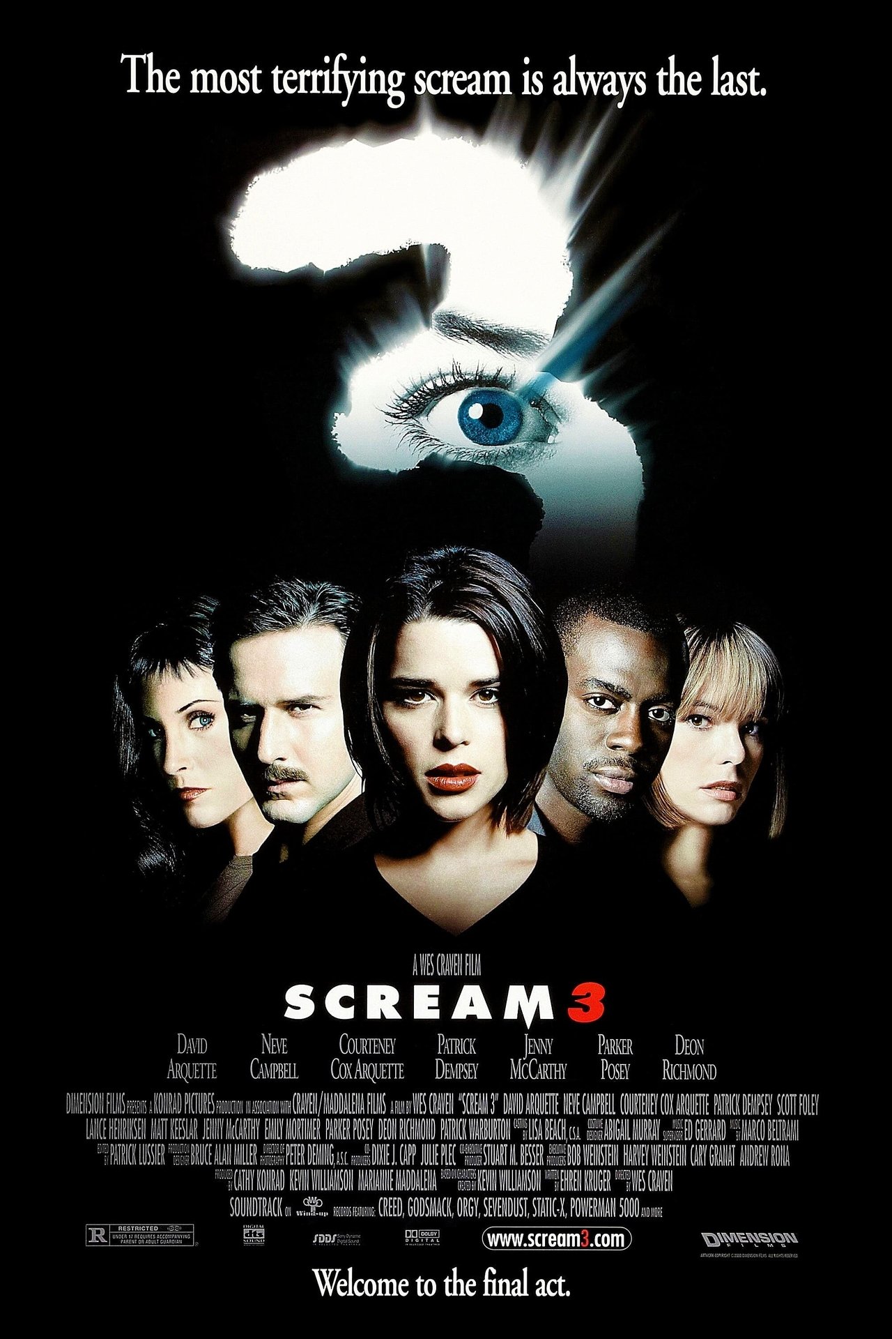 Scream 3 (2000) 192Kbps 23.976Fps 48Khz 2.0Ch DVD Turkish Audio TAC