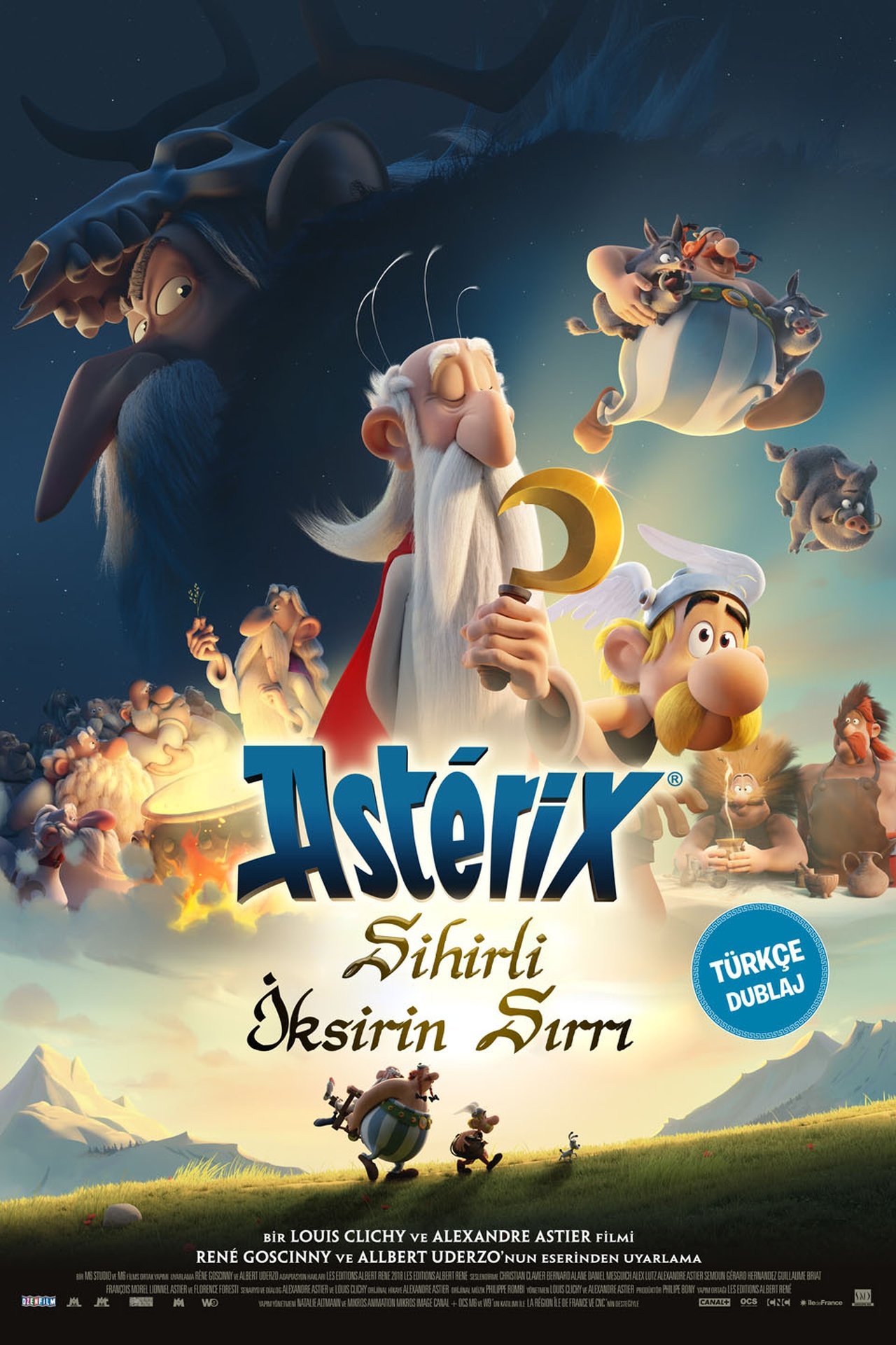 Asterix: The Secret of the Magic Potion (2018) 192Kbps 23.976Fps 48Khz 2.0Ch DigitalTV Turkish Audio TAC