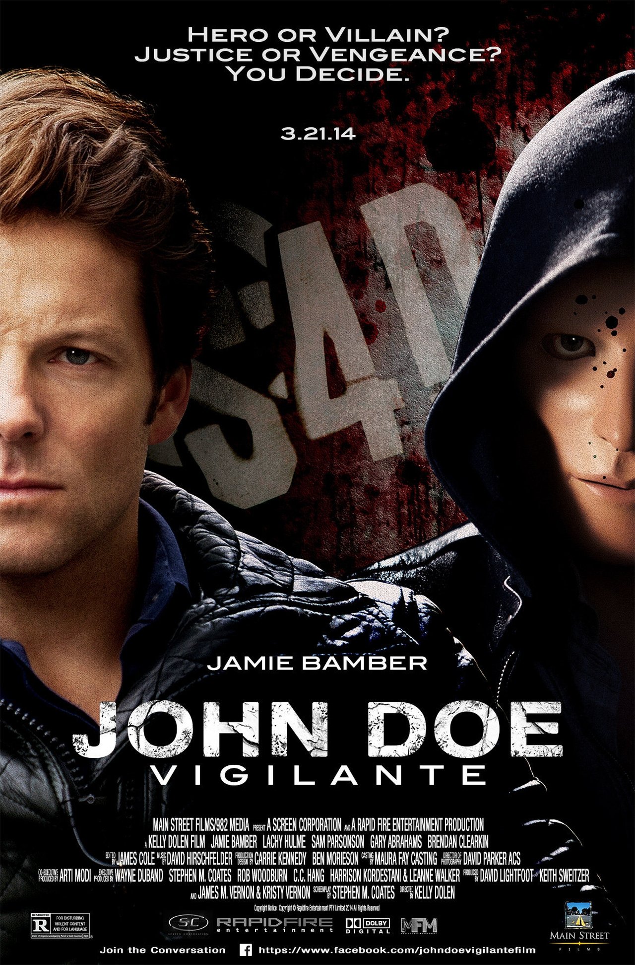 John Doe: Vigilante (2014) 192Kbps 24Fps 48Khz 2.0Ch DigitalTV Turkish Audio TAC