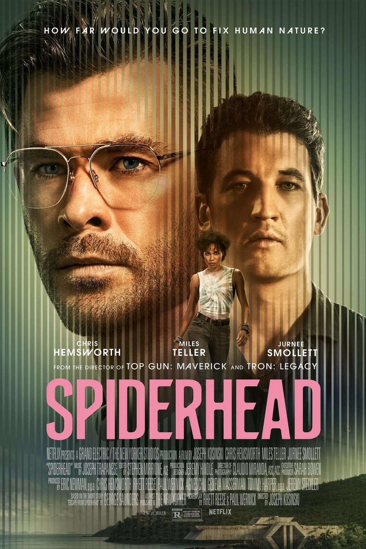 Spiderhead (2022) 640Kbps 24Fps 48Khz 5.1Ch DD+ NF E-AC3 Turkish Audio TAC