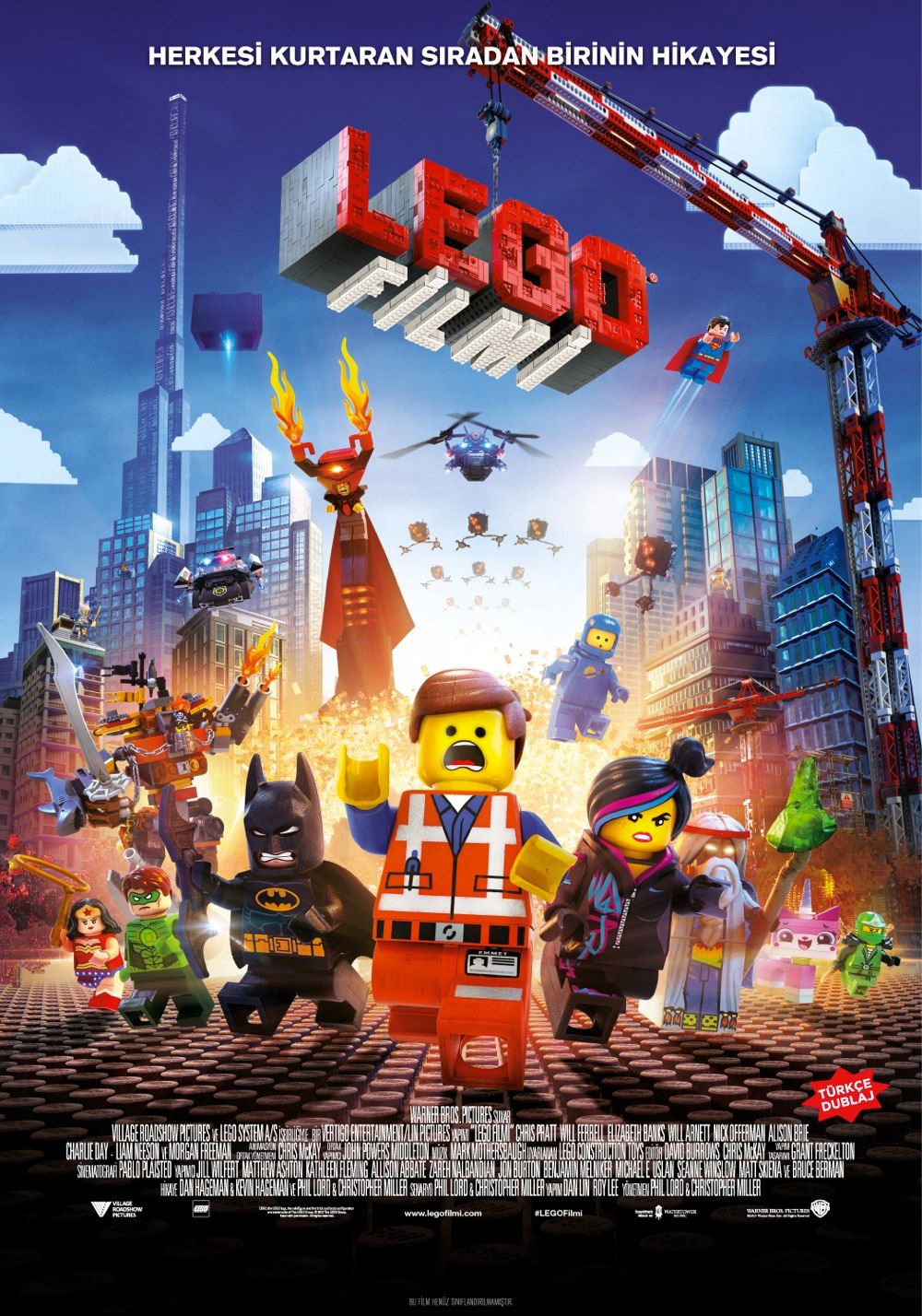 The Lego Movie (2014) 128Kbps 23.976Fps 48Khz 2.0Ch Disney+ DD+ E-AC3 Turkish Audio TAC