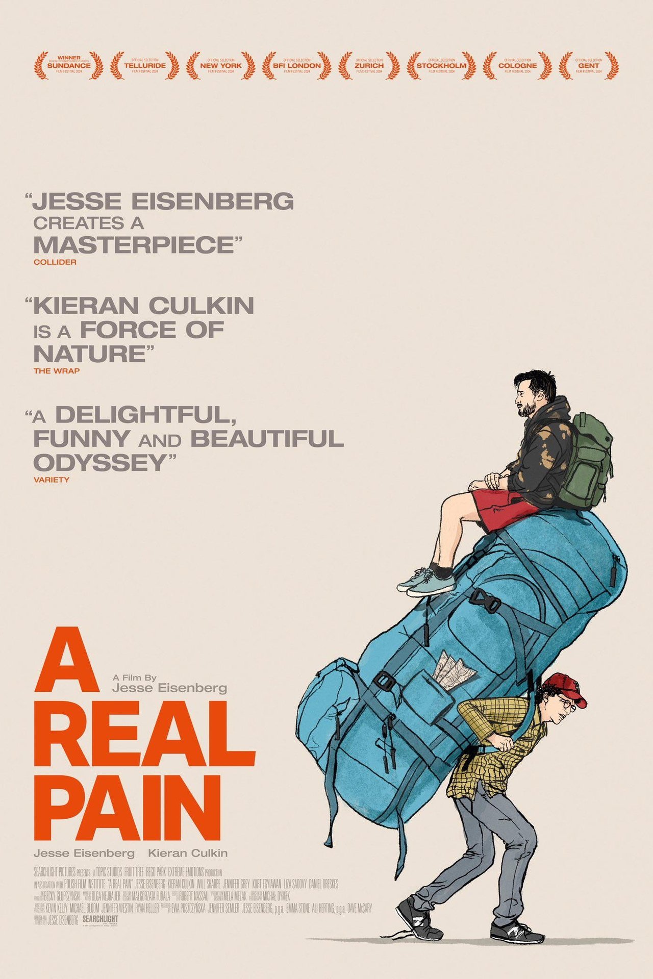 A Real Pain (2024) 192Kbps 24Fps 48Khz 2.0Ch DigitalTV Turkish Audio TAC