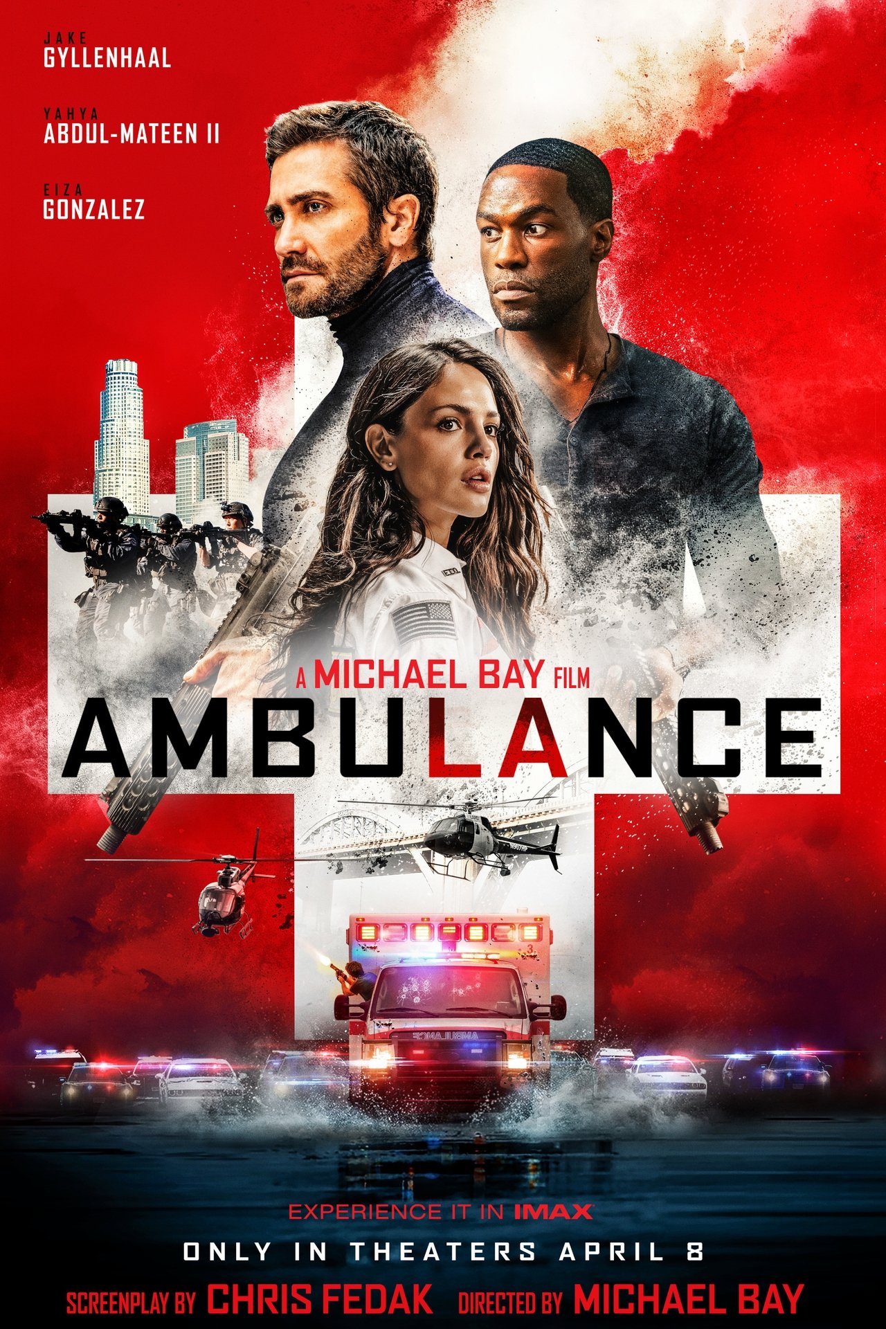 Ambulance (2022) 640Kbps 23.976Fps 48Khz 5.1Ch DD+ NF E-AC3 Turkish Audio TAC