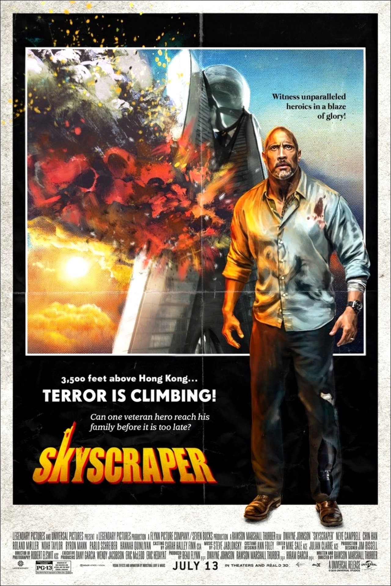 Skyscraper (2018) 224Kbps 23.976Fps 48Khz 2.0Ch DD+ AMZN E-AC3 Turkish Audio TAC