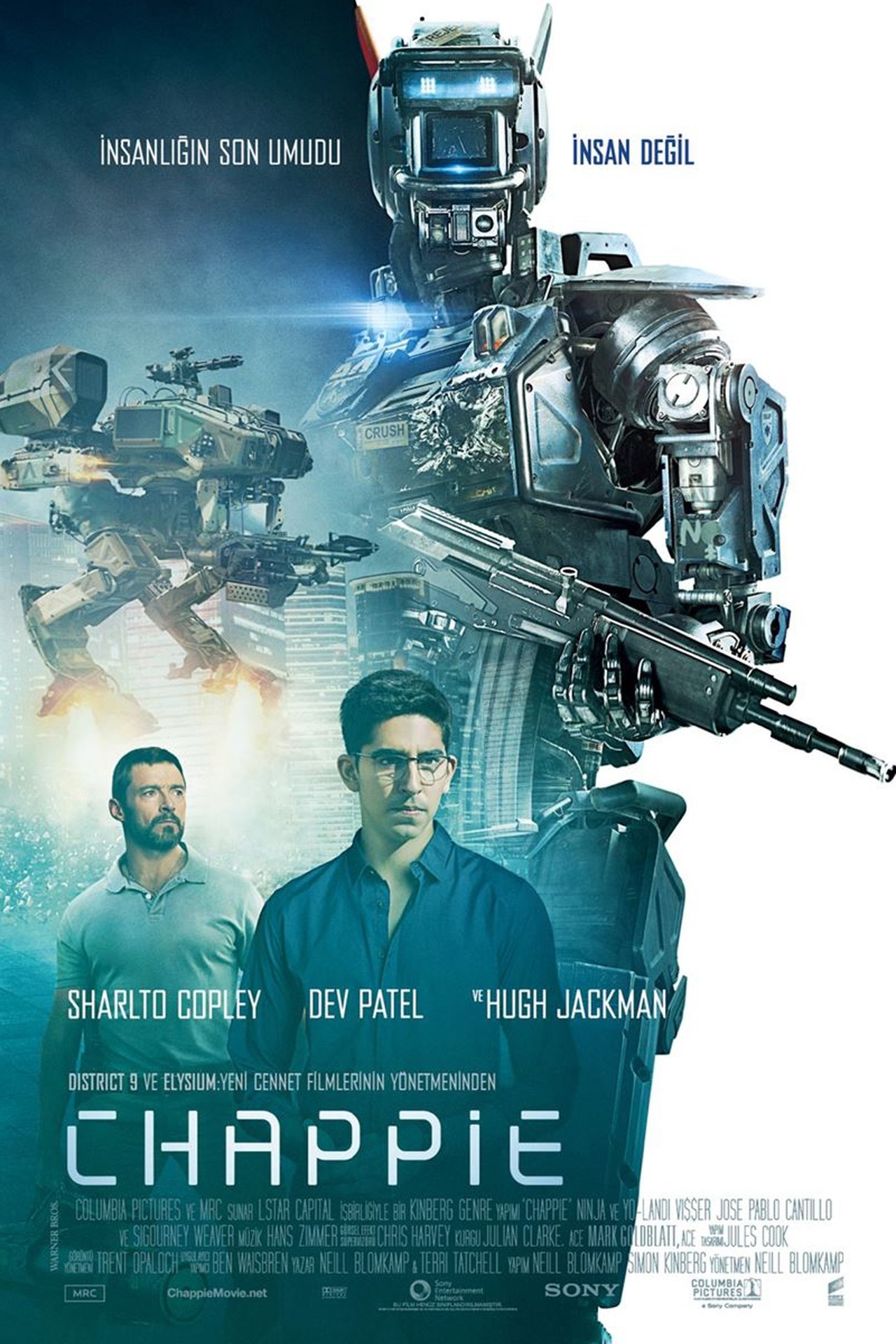 Chappie (2015) 640Kbps 23.976Fps 48Khz 5.1Ch BluRay Turkish Audio TAC