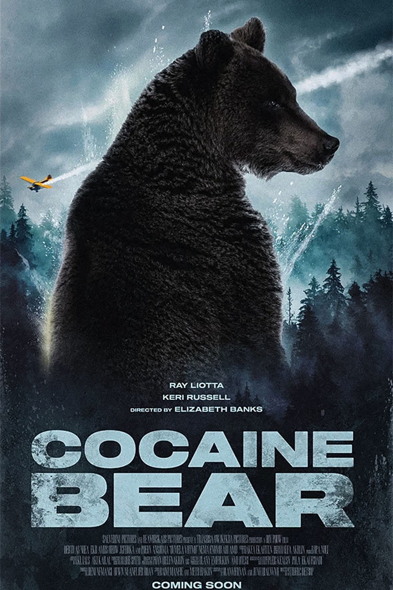 Cocaine Bear (2023) 224Kbps 23.976Fps 48Khz 2.0Ch DD+ AMZN E-AC3 Turkish Audio TAC