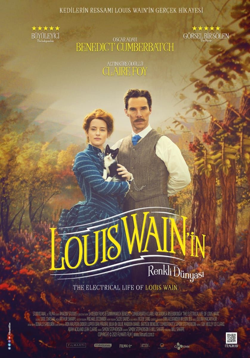 The Electrical Life of Louis Wain (2021) 192Kbps 24Fps 48Khz 2.0Ch DigitalTV Turkish Audio TAC