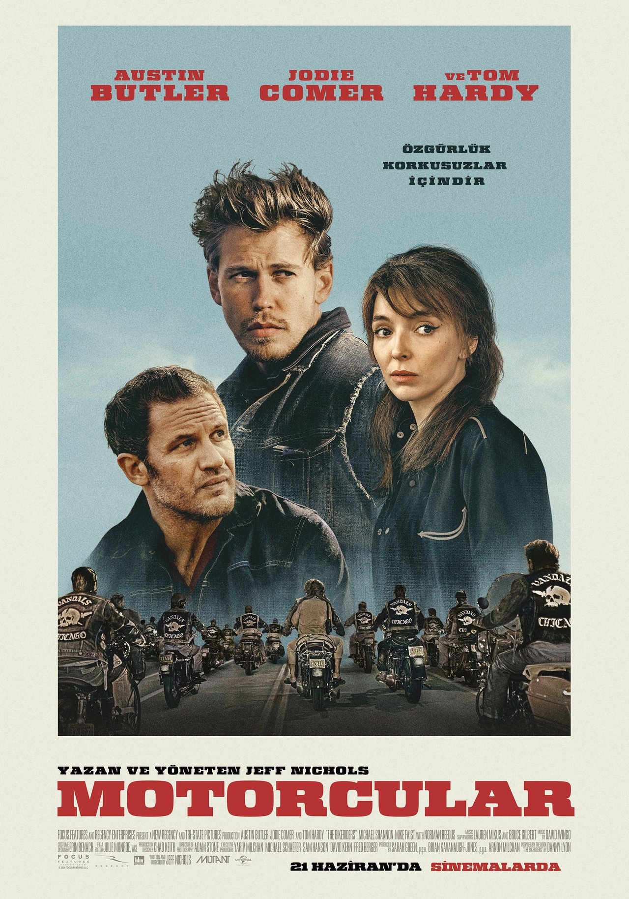 The Bikeriders (2023) 224Kbps 23.976Fps 48Khz 2.0Ch DD+ AMZN E-AC3 Turkish Audio TAC