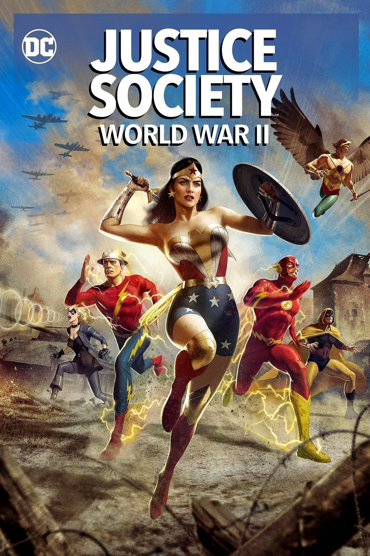 Justice Society: World War II (2021) 192Kbps 23.976Fps 48Khz 2.0Ch DigitalTV Turkish Audio TAC