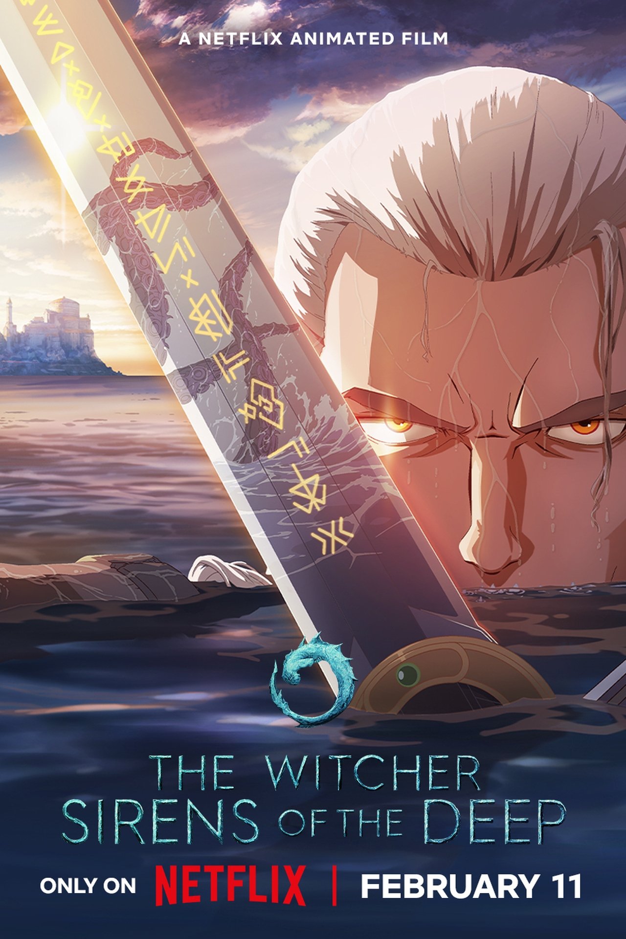 The Witcher: Sirens of the Deep (2025) 768Kbps 24Fps 48Khz 5.1Ch DD+ with Dolby Atmos NF E-AC3 Turkish Audio TAC