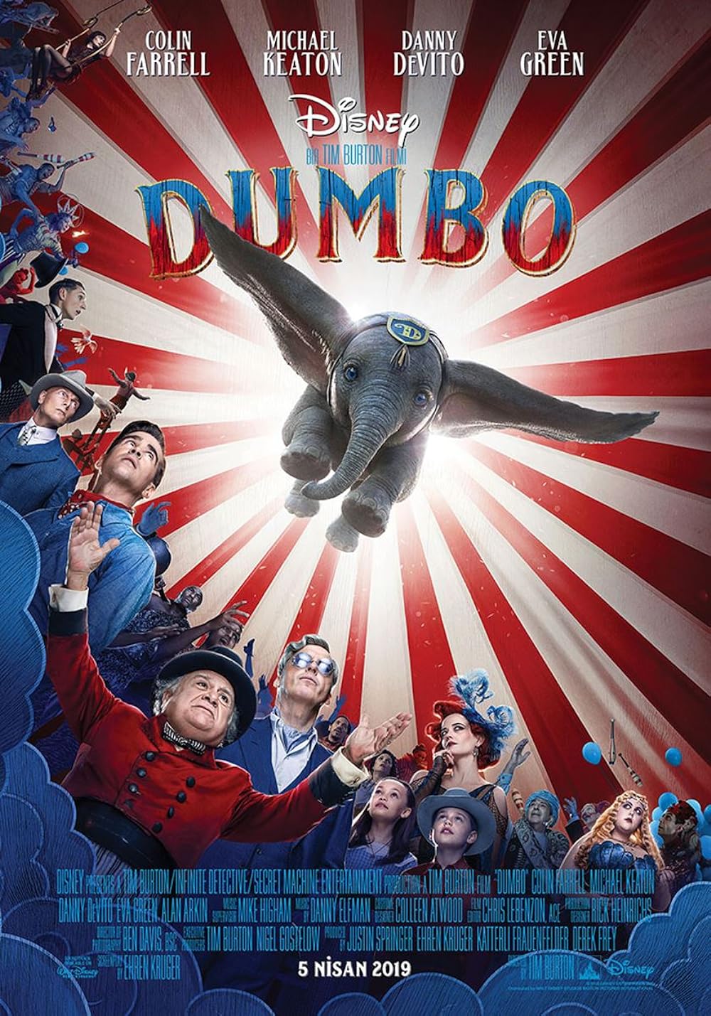 Dumbo (2019) 384Kbps 23.976Fps 48Khz 5.1Ch iTunes Turkish Audio TAC